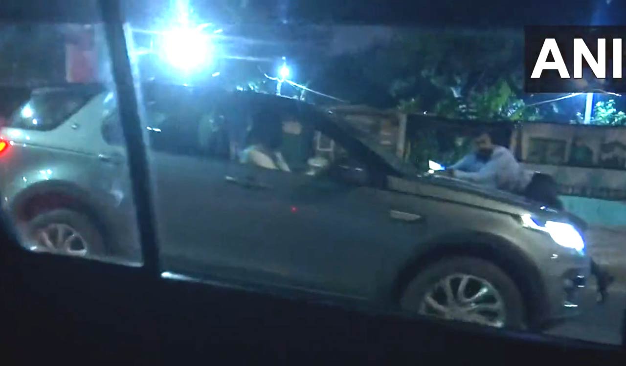 Delhi: Man dragged on car’s bonnet for 2-3 kms