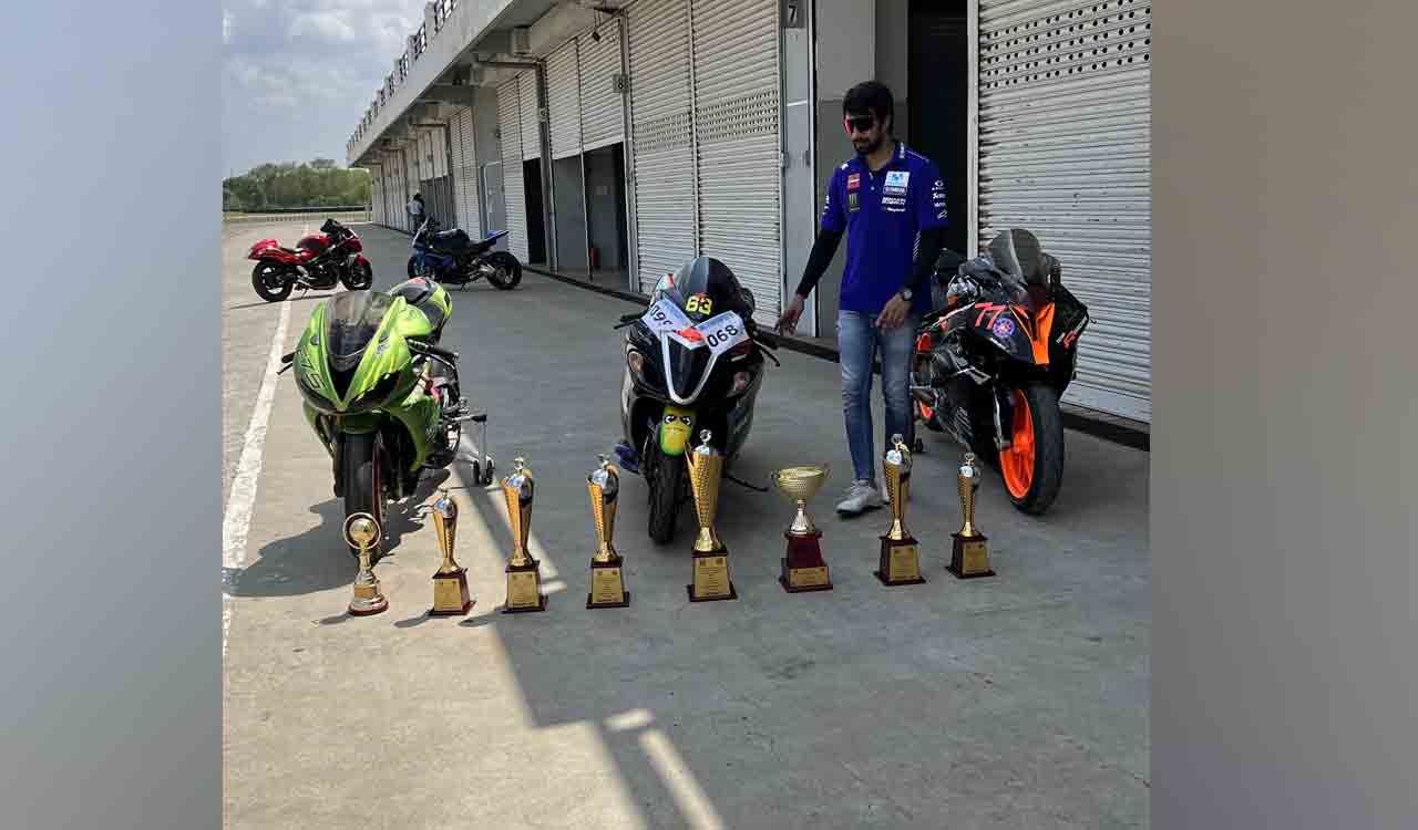 Hyderabad racer excels in National Motorcycle Drag Racing in Chennai