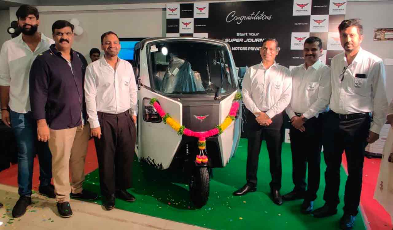 Montra Electric showroom inaugurated in Hyderabad
