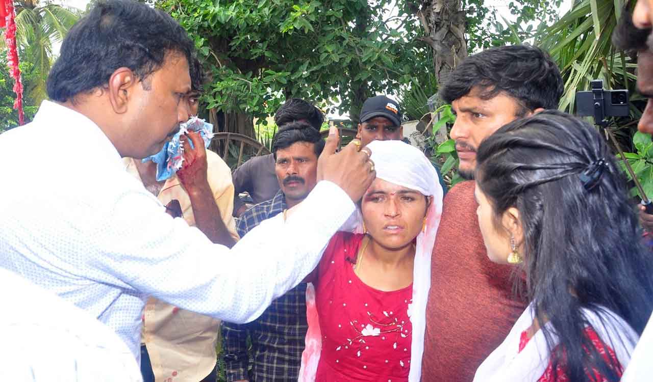 Health Director G Srinivasa Rao rescues injured couple in Kothagudem district