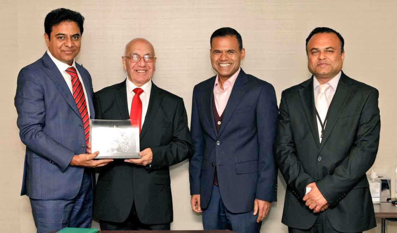KTR meets industry leaders, prospective investors in UK