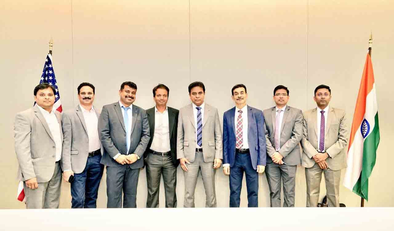 Two countries, 80 meetings, 42k jobs: KTR’s tour summed up