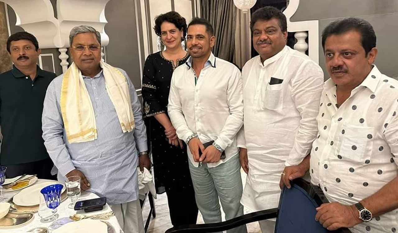 Karnataka CM Siddaramaiah meets Priyanka Gandhi in Delhi