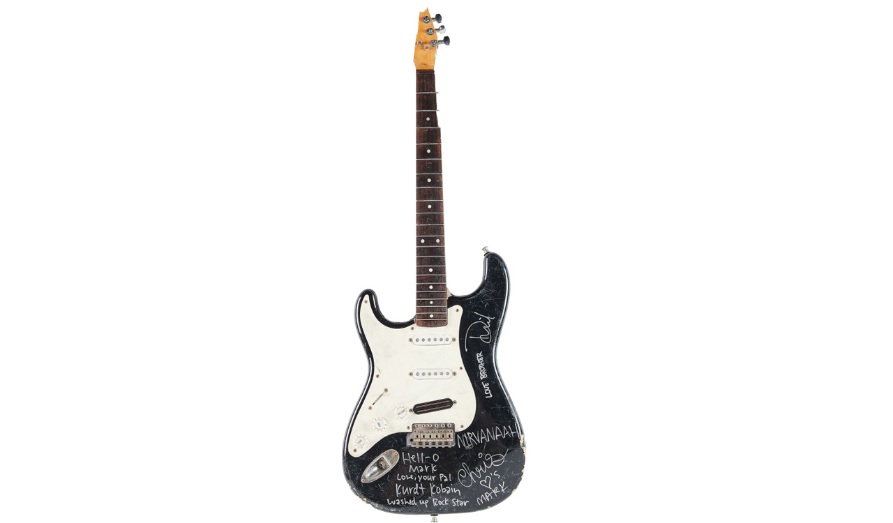 Kurt Cobain’s smashed guitar sells for record-breaking 5 crore at auction