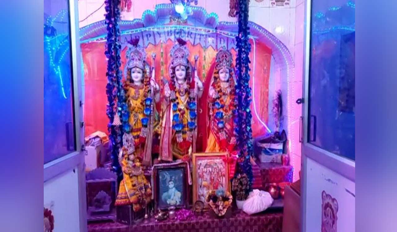 Man builds Radha-Krishna temple in wife’s memory, Muslim artists perform carvings
