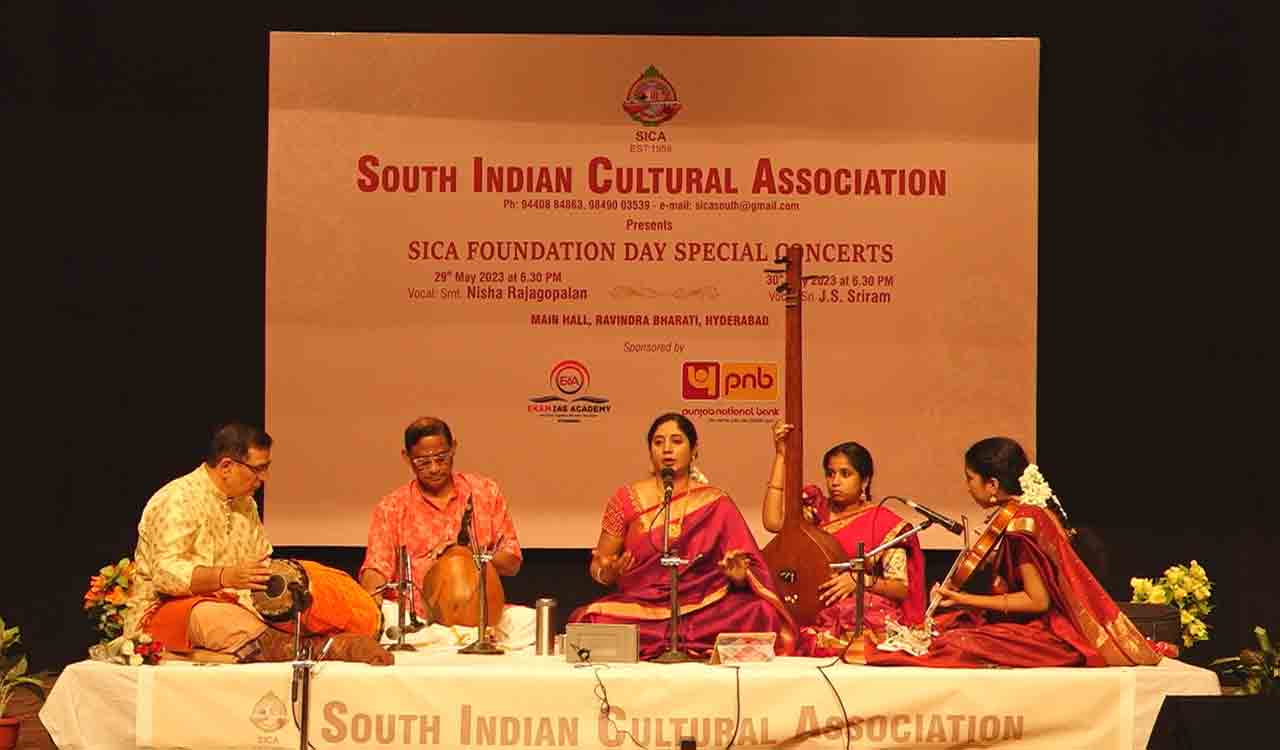 SICA conducts two-day Foundation day concerts with Nisha Rajagopalan