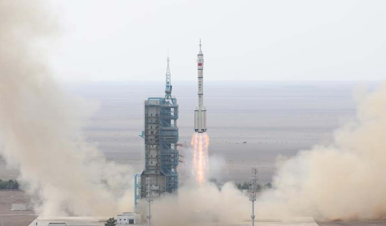 China successfully launches new manned spaceship with first civilian on ...