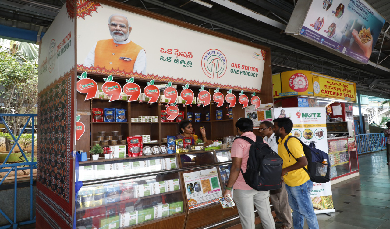 OSOP: Secunderabad, Hyderabad and Begumpet Stations commence millets products sale
