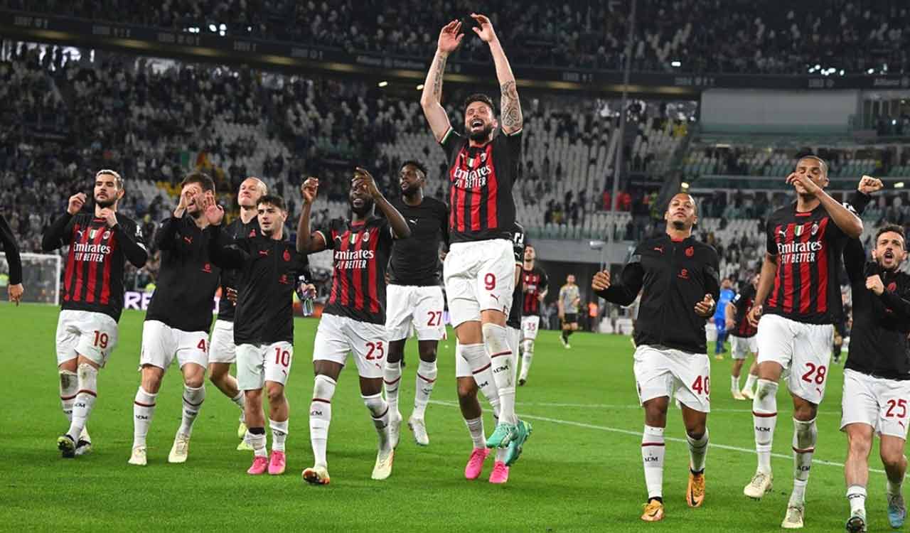 Olivier Giroud’s header secures Champions League spot for AC Milan