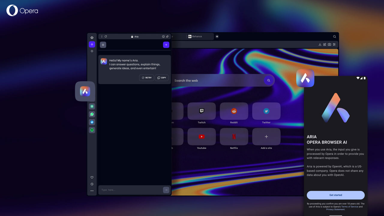 Opera’s Aria is the new AI tool on the block
