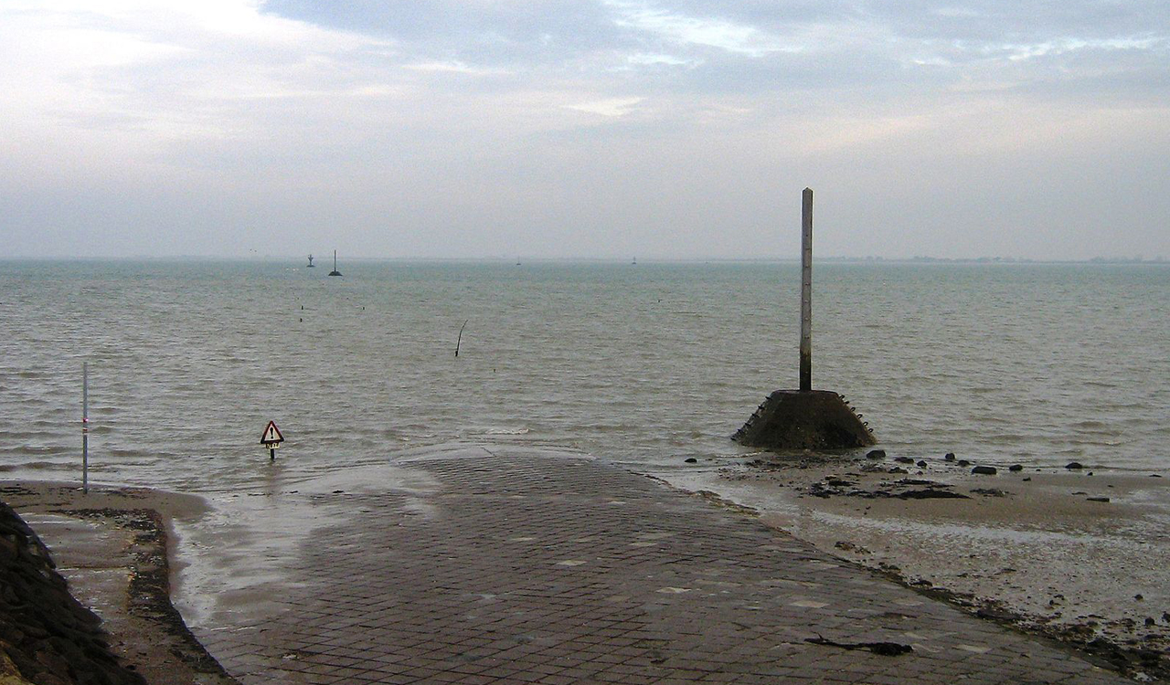 This road disappears twice a day