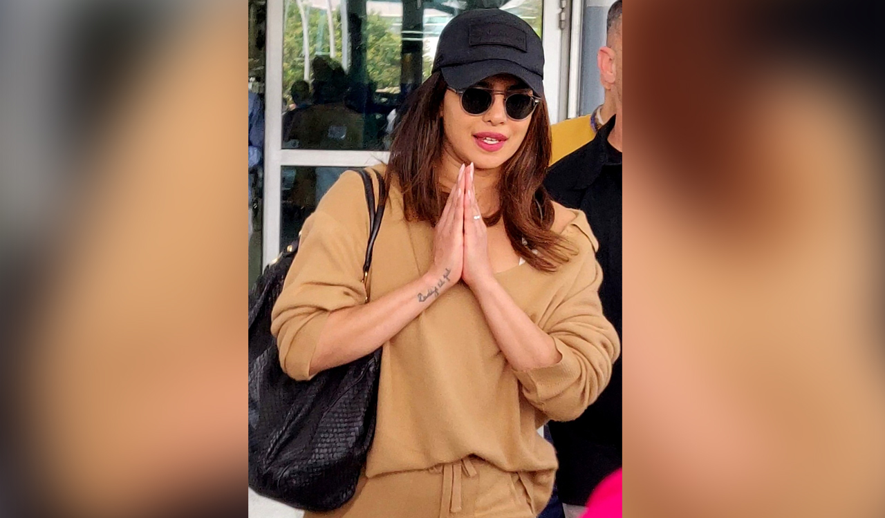 Priyanka lands in Delhi for Parineeti-Raghav engagement ceremony