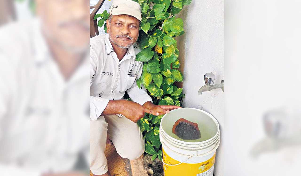 Potti Gutta’s floating bricks strengthen demand for Archaeology Musuem in Jangaon