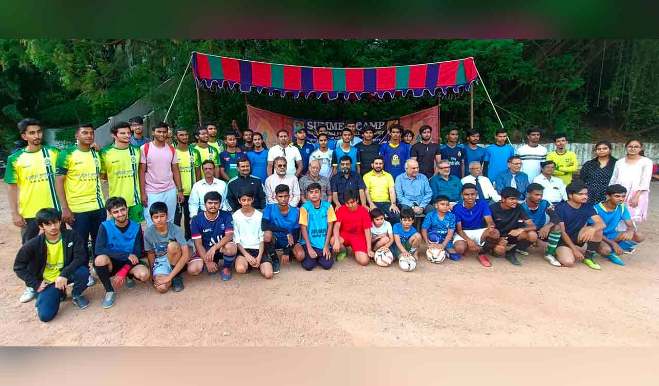 Hyderabad: SAFA summer camp inaugurated at Muffakham Jah college