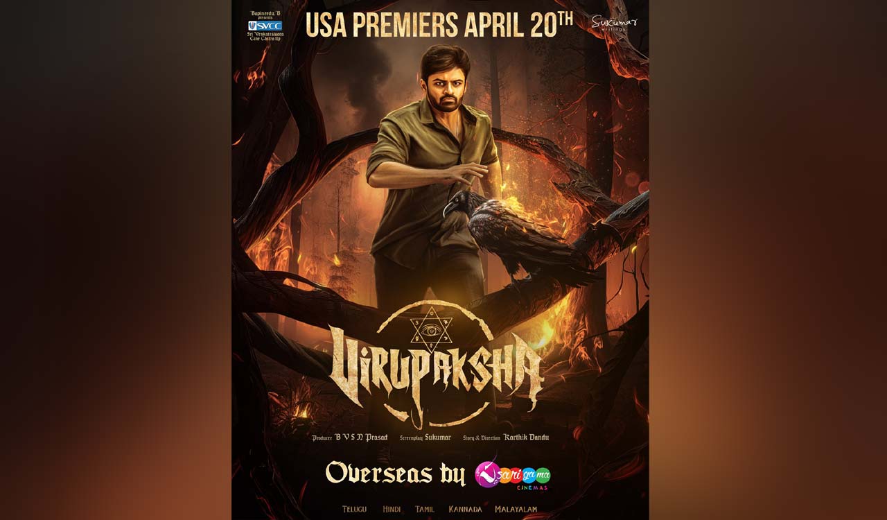 Virupaksha is releasing tomorrow in Hindi, Tamil, and Malayalam