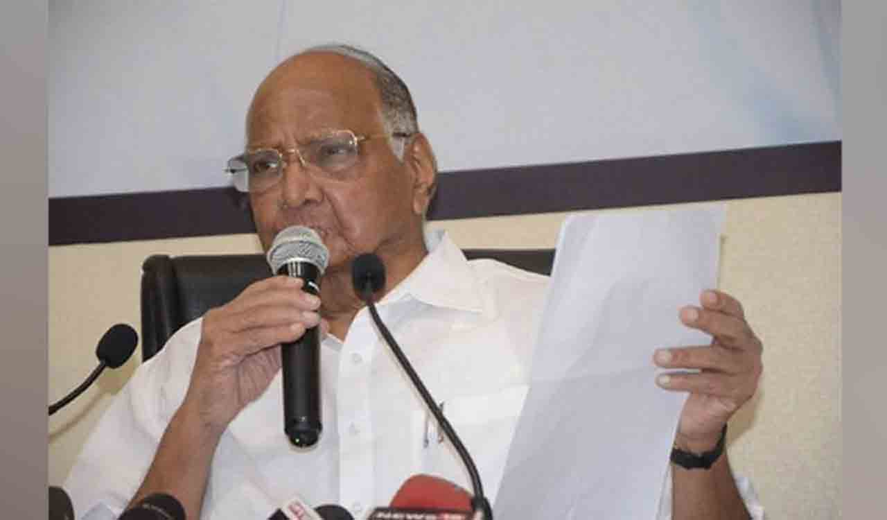 Decision to quit as NCP chief for party’s future, says Sharad Pawar