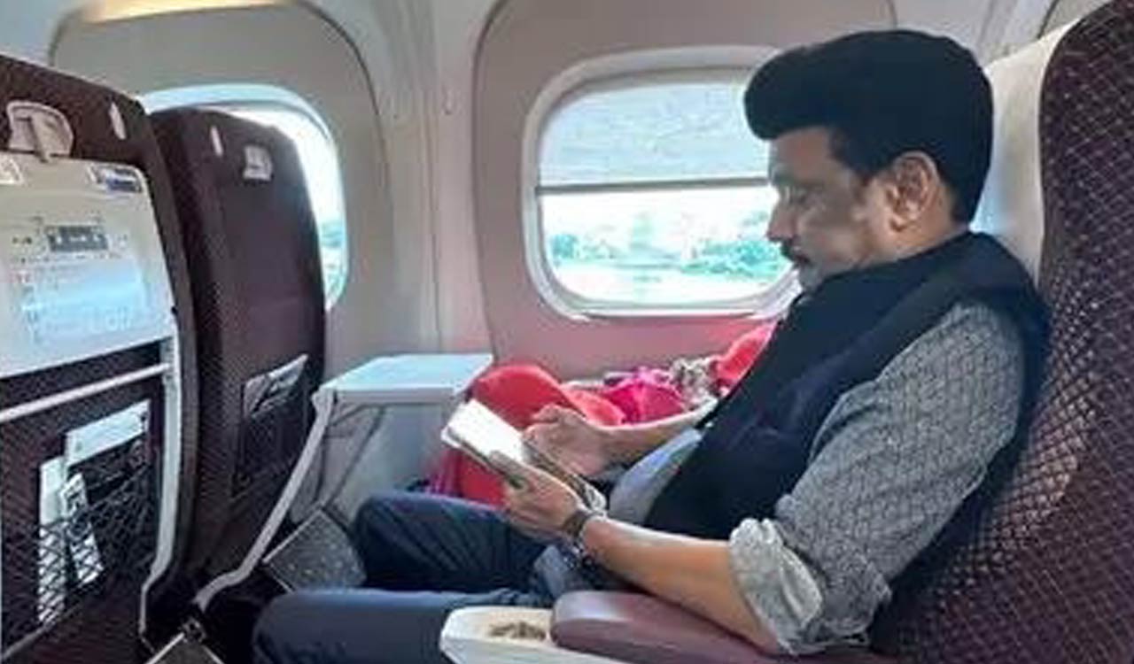 Tamil Nadu CM Stalin rides Bullet Train in Japan, tweets about experience