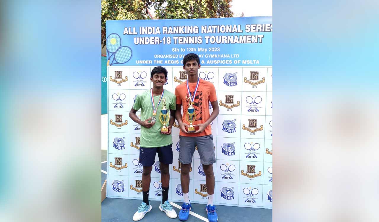 Tennis: Naishik-Pranav duo finish runners-up at AITA U-18 National Series
