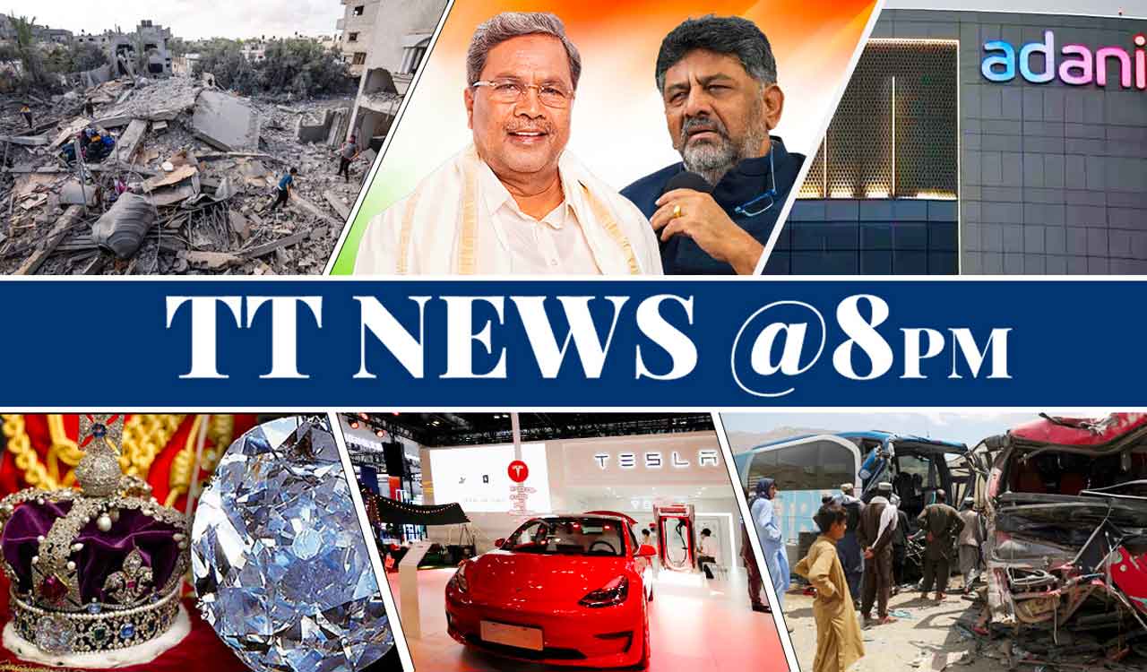 TT News @8PM | May 13 | Karnataka Election Results, Gaza Attacks, Mocha Cyclone, Adani Shares
