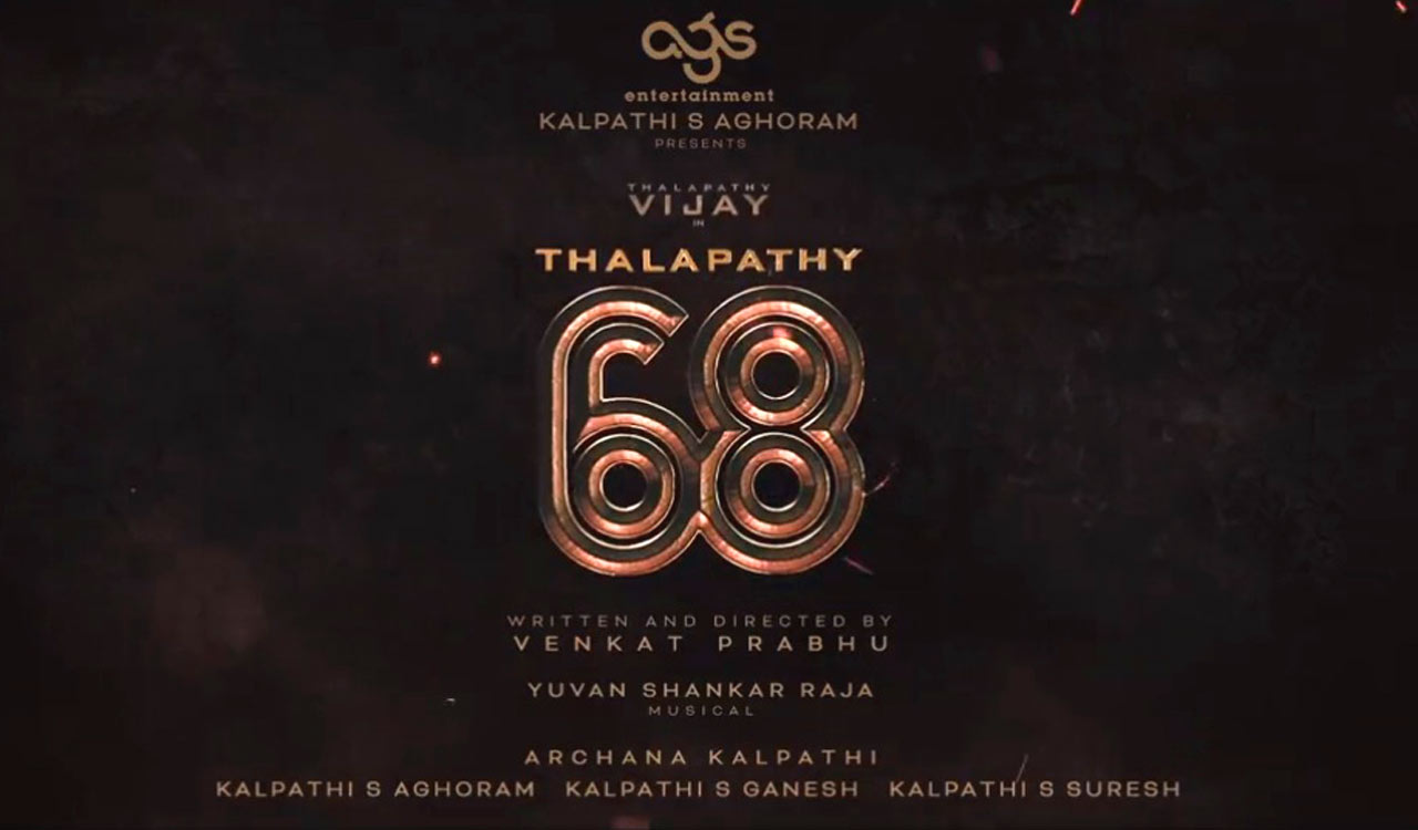 Thalapathy68: Vijay joins hands with director Venkat Prabhu