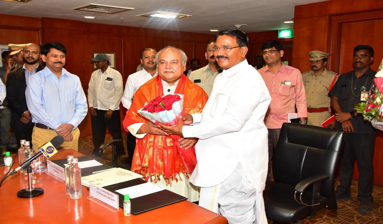 TS at forefront in agriculture sector: Tomar