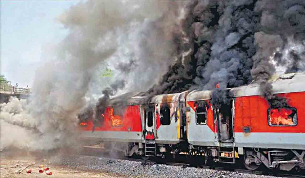Tuni train burning case dismissed