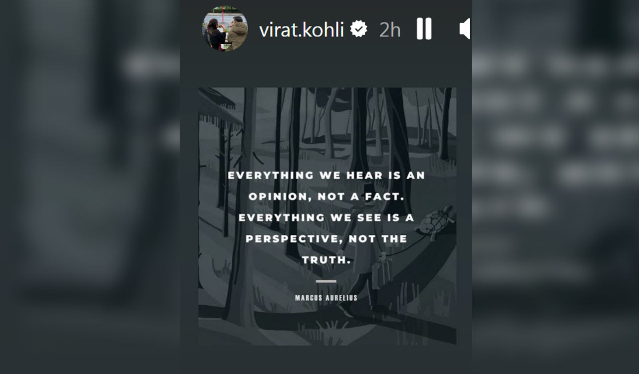 Kohli drops cryptic post about ‘truth’ after altercation with Gambhir