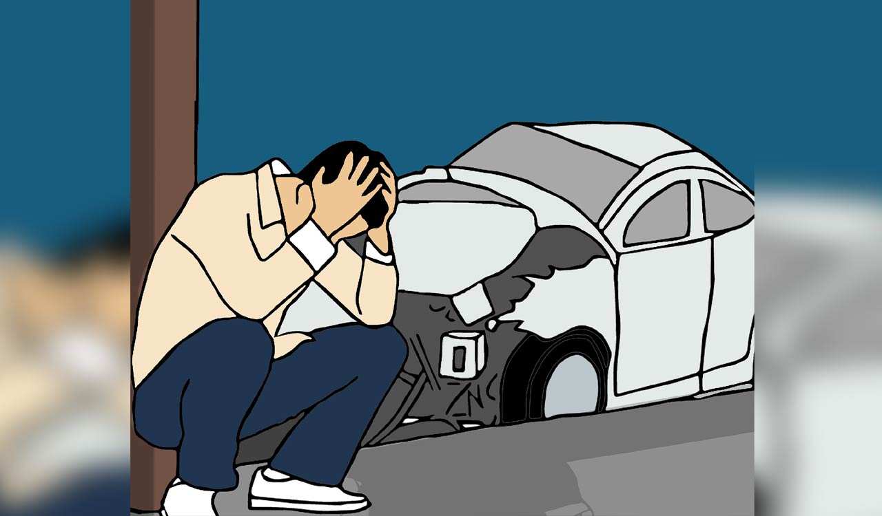 Hyderabad: Two killed in road accident at Pahadishareef