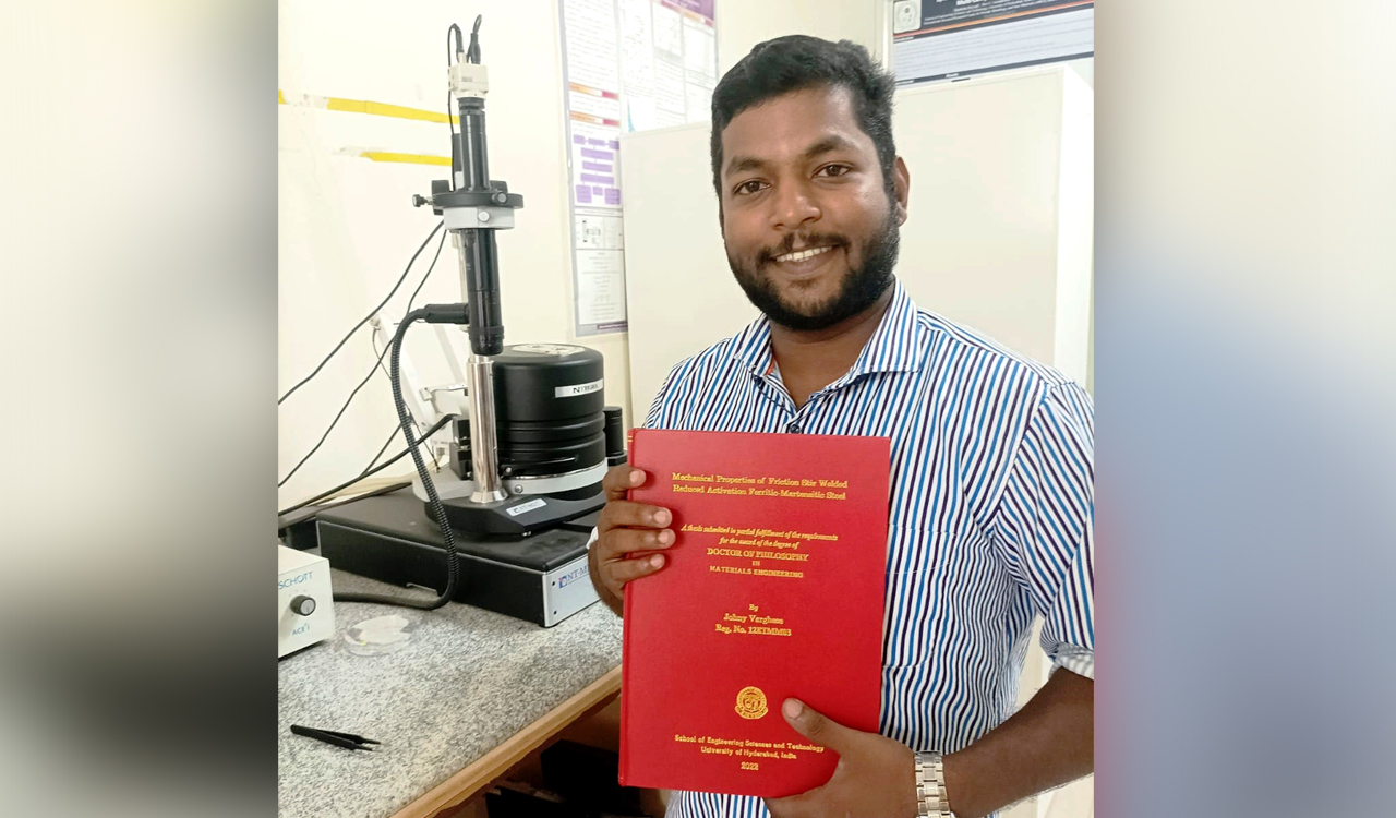 Dr. Johny Varghese of UoH bags Prestigious Postdoctoral fellowship