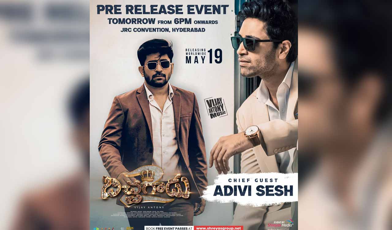 Adivi Sesh will join Vijay Antony for Bichagadu 2 pre-release event