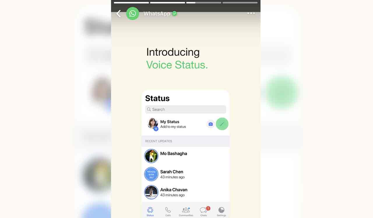WhatsApp introduces ‘Voice Status’ feature