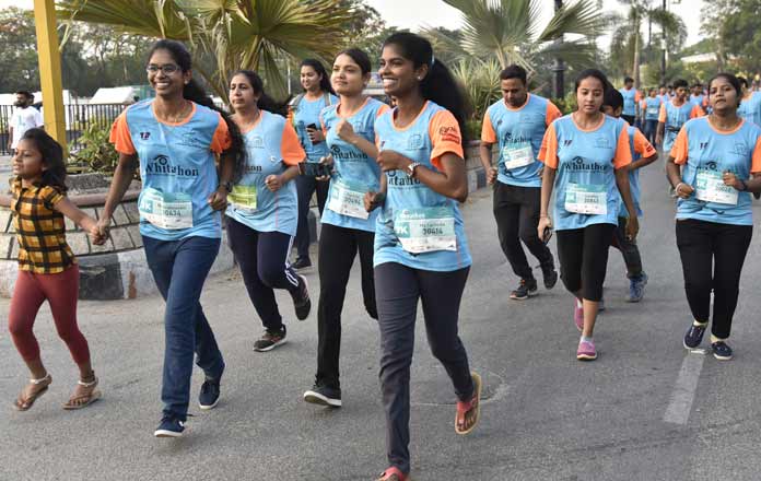 Hyderabad: Whitathon run held to raise awareness on eye cancer