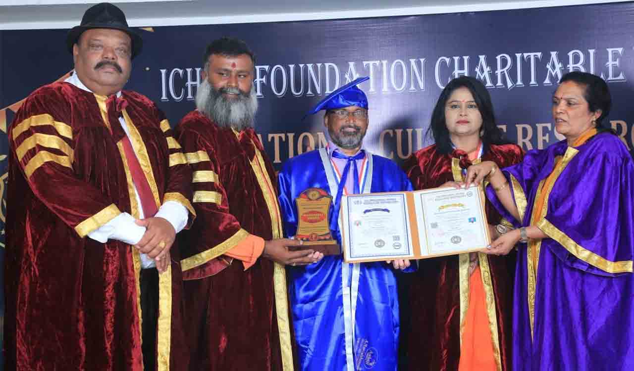 Nalgonda: Anti-fluorosis crusader awarded honorary doctorate