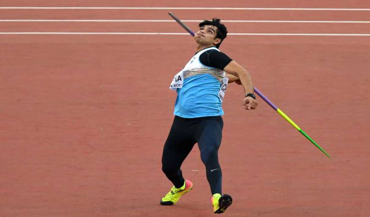 Neeraj Chopra No.1 in World Athletics javelin rankingTelangana