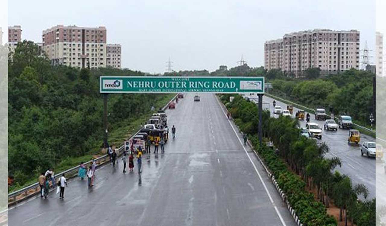 Outer Ring Road: Works on Narsingi entry, exit points near completion 