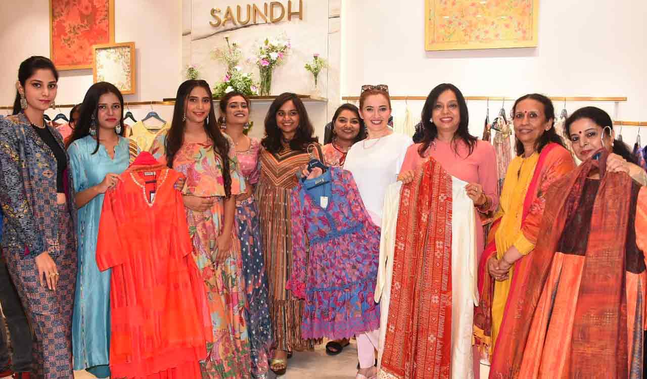 Saundh Boutique launch in Nexus Mall 2nd Floor at KPHB with a new vibrant Spring Summer 2023 collections
