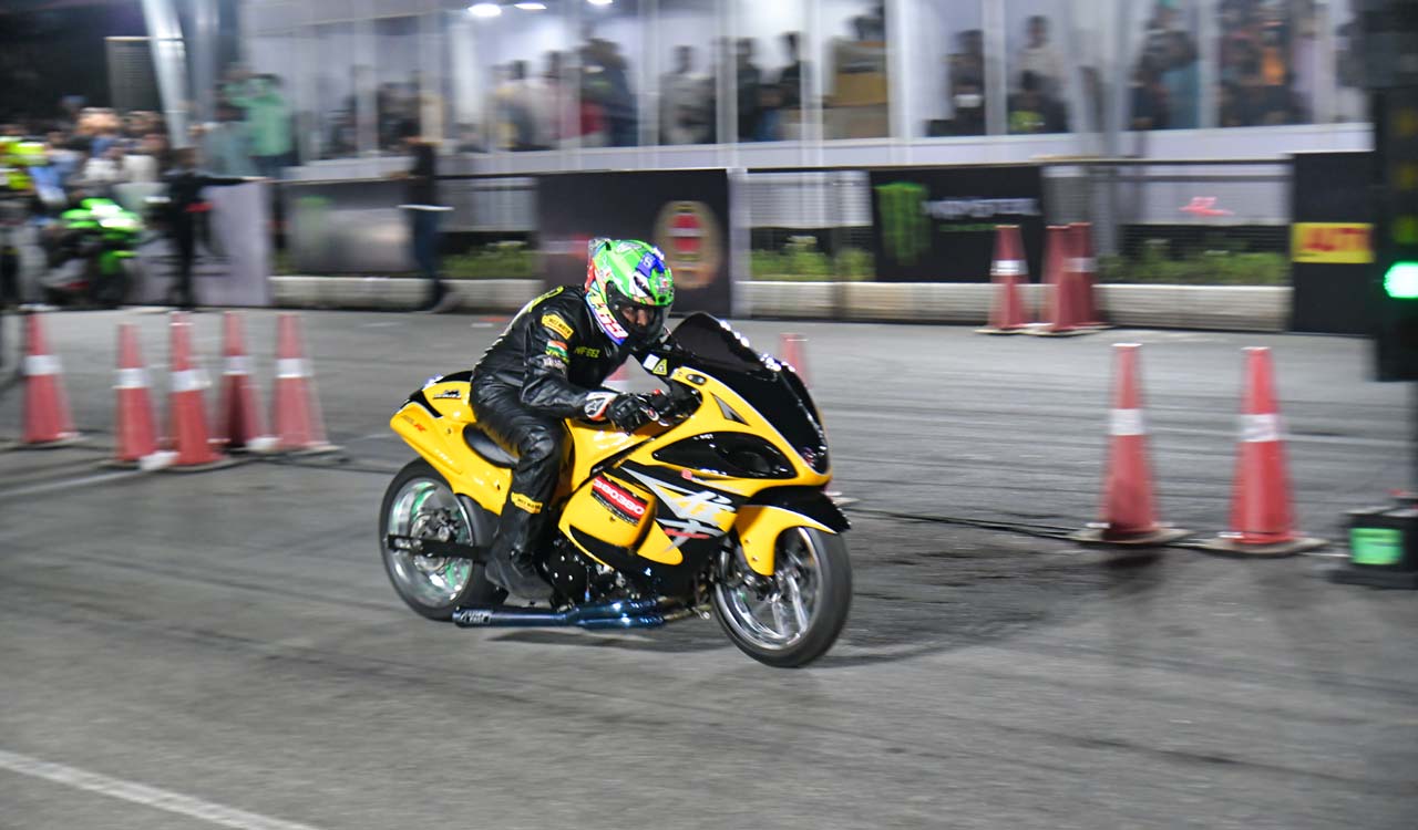 Hyderabad speed fest: First-ever night drag ignites city’s racing enthusiasts