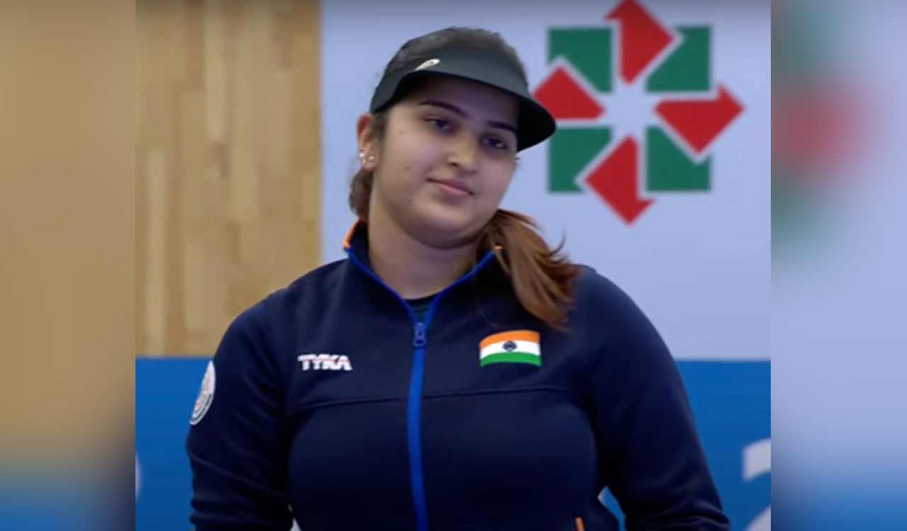 Shooting World Cup: Rhythm breaks long-standing world record, misses medal in Baku