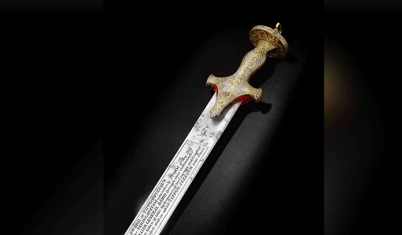 Tipu Sultan’s bedchamber sword creates new auction record in UK