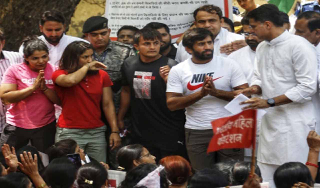 Wrestlers’ protest: Security heightened before end of ultimatum to arrest WFI chief