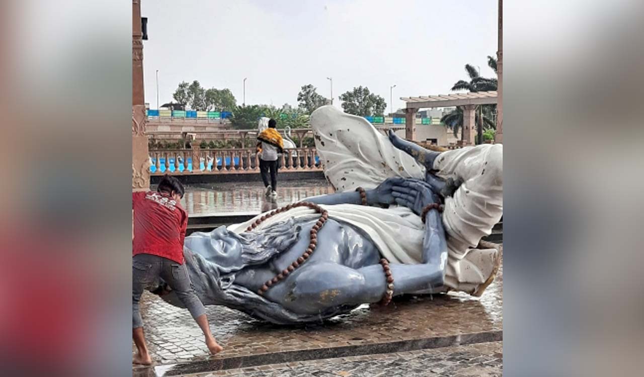 Congress slams BJP over broken statues at Mahakal temple, demands probe