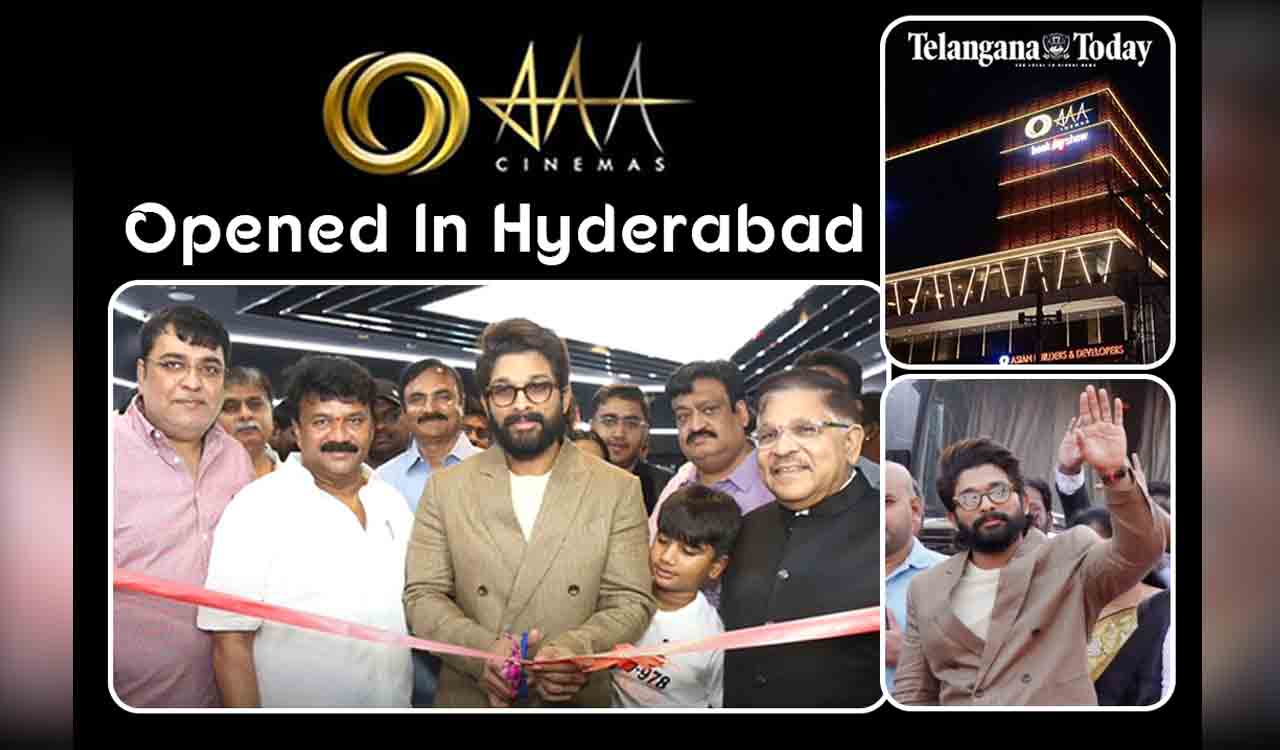AAA Cinemas – Asian Allu Arjun New Theatre Opening At Ameerpet | Satyam Mall | Hyderabad