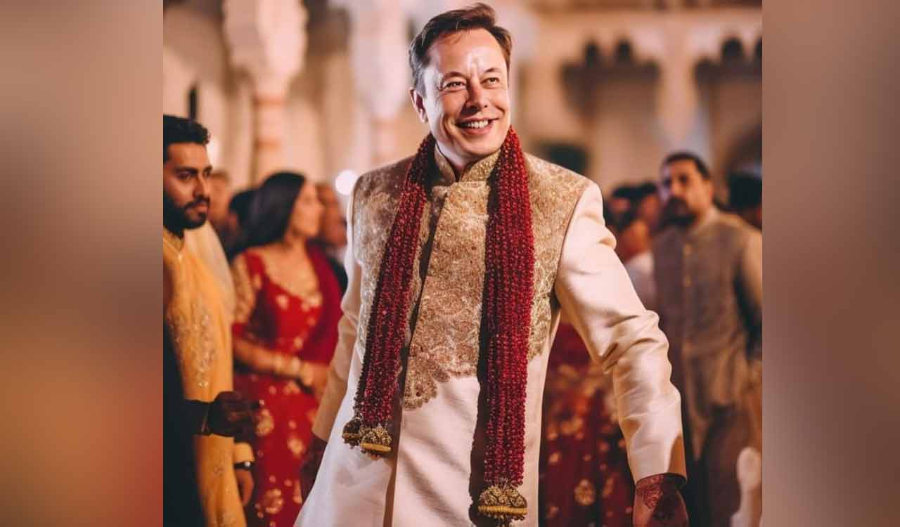 AI generated image of Tesla CEO Elon Musk in sherwani goes viral