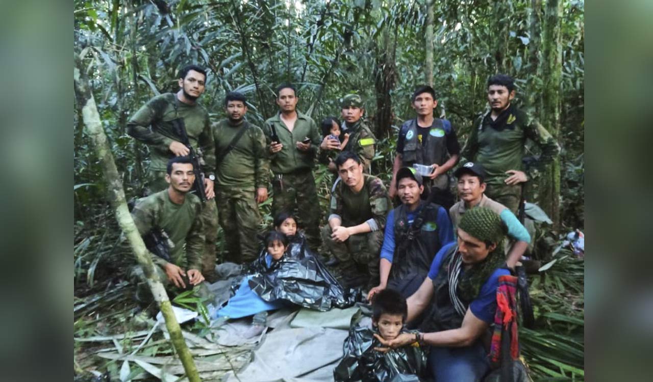 Colombia: Children who disappeared in Amazon forest found alive after 40 days