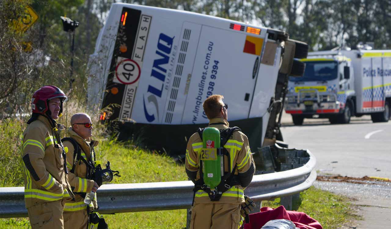 Australia: 10 killed, 11 rushed to hospital after bus crashes in Hunter Valley