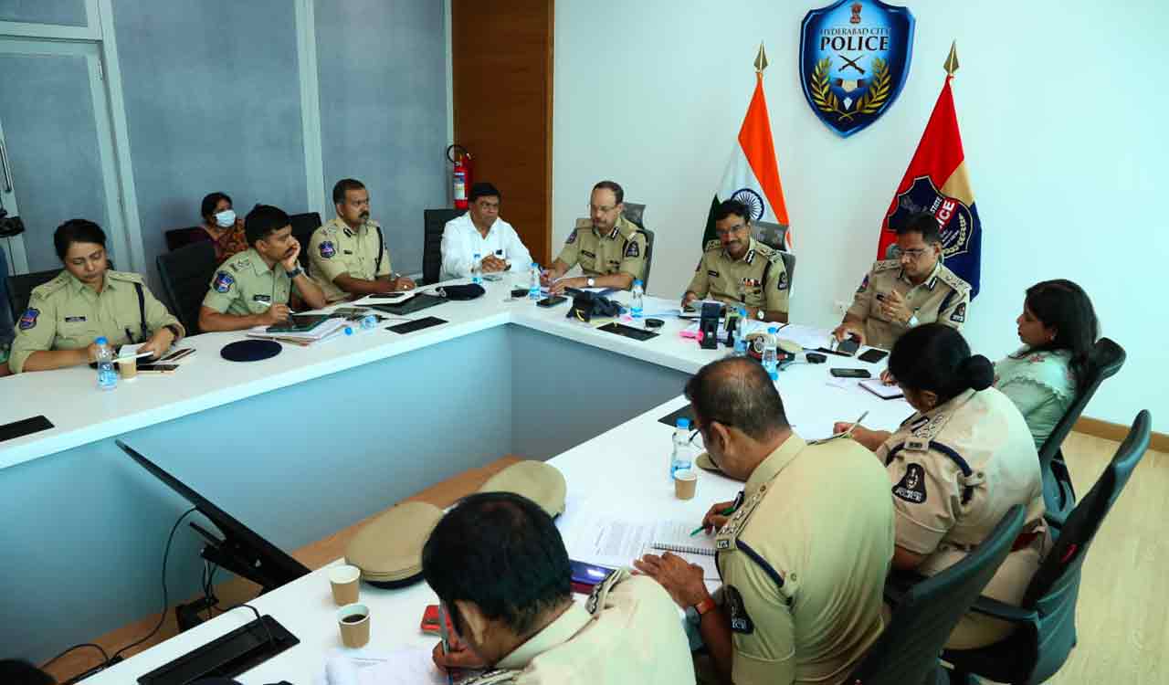 Hyderabad CP convenes inter-department coordination meeting in view of Bakrid festival