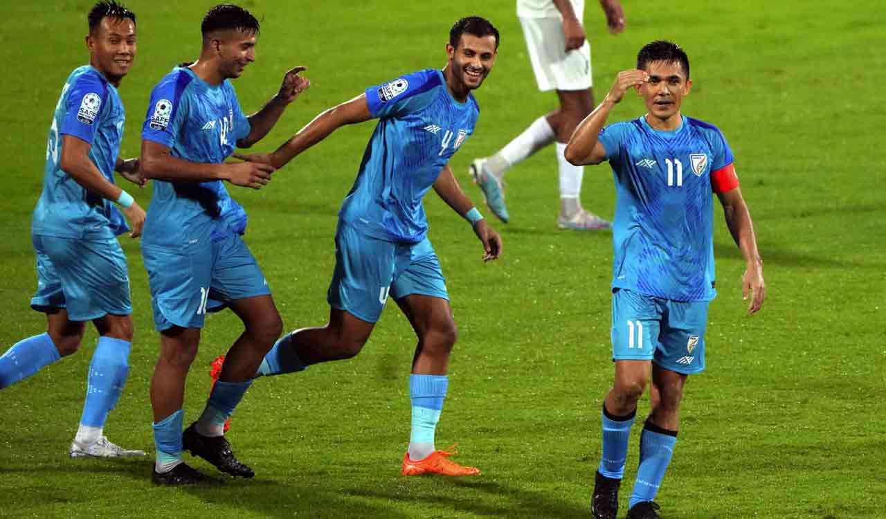 SAFF Championship: Sunil Chhetri’s hat-trick powers India to 4-0 win over Pakistan