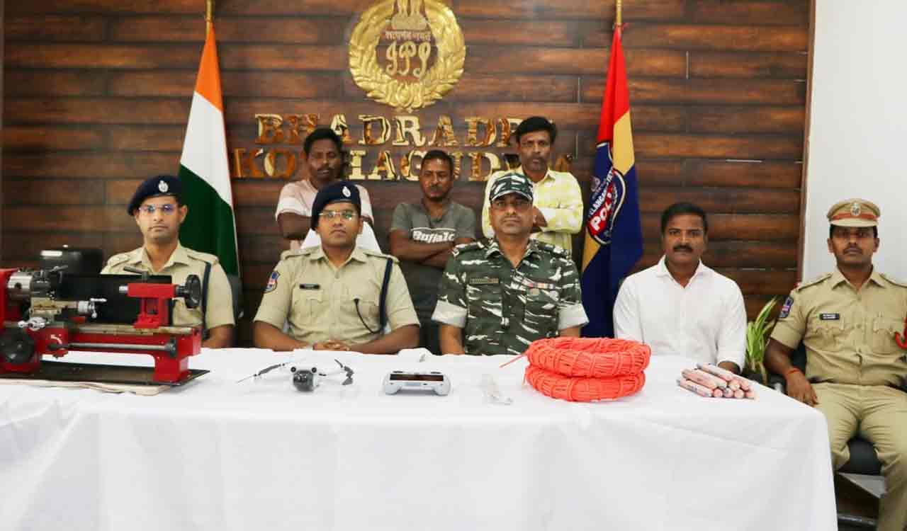 In a first in Telangana, cops seize drone camera from Maoist couriers