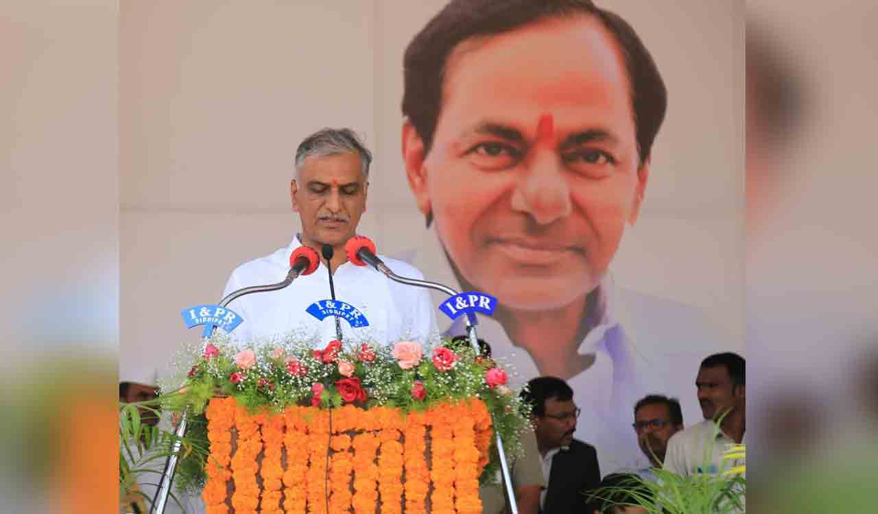 Farmers got 1,526 crore on paddy in 2022 against 104 crore in 2013: Harish Rao