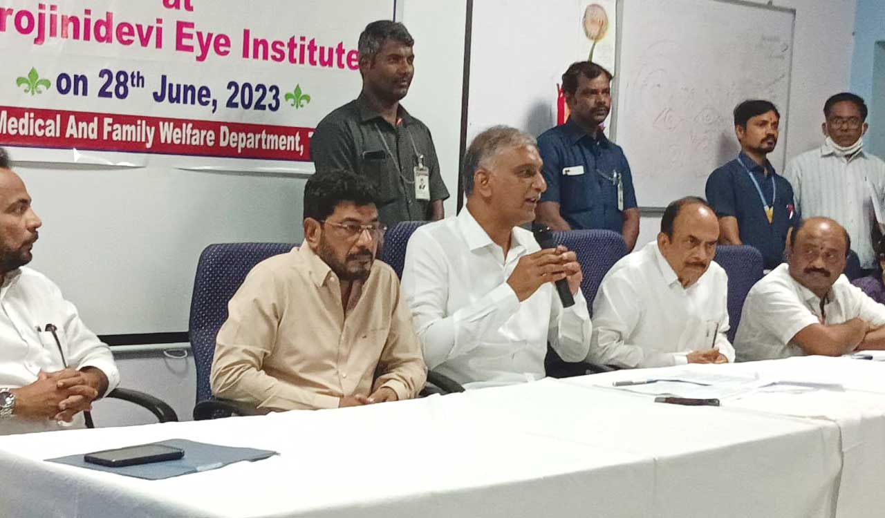 Govt hospitals in Telangana get 12 high-end phaco machines for cataract surgeries